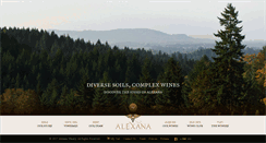 Desktop Screenshot of alexanawinery.com